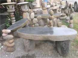 Stone Table Garden Indonesia Grey
