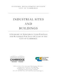 industrial parks city of cambridge