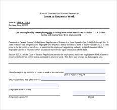 Your return to work letter from employer to employees should cover off the following information whether all your employees are returning, or just some of your employees, you should warmly welcome them back. Free 16 Return To Work Medical Form Templates In Pdf Ms Word