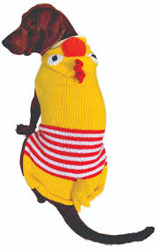 Chicken Hoodie Wool Dog Sweater