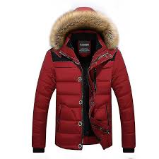 2022 Men Winter Jacket Coats Fur Collar