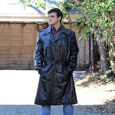 Men S Leather Trench Coats How And