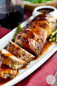 roasted pork tenderloin with fig and