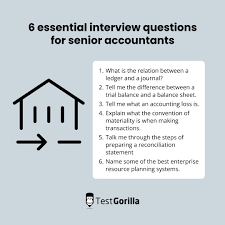 senior accountant interview questions