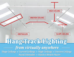 track lighting from any height ceiling