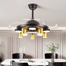 Circular Bedroom Ceiling Fan Light