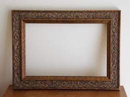 gold wood painting frame france 1950s