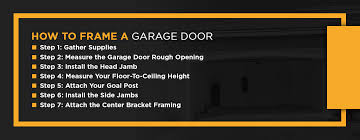 garage door frame how to frame halo