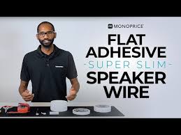 Flat Adhesive Super Slim Speaker Wire
