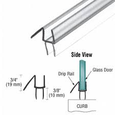 Clear Shower Door Sweep Co Extruded
