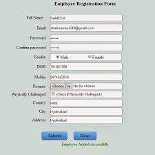 registration form in asp net c net