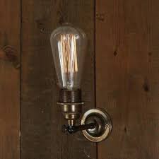 Antique Brass Vintage Wall Light For