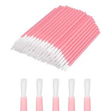 50pcs disposable lip brushes lipstick