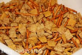 clic oven baked chex party mix