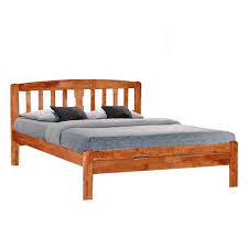 milton wooden bed queen size lcf
