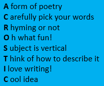 acrostic poems lesson for kids