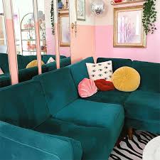 the statement green couch is taking