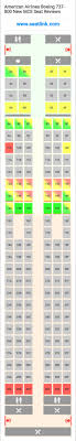 American Airlines Boeing 737 800 New Mce 738 Seat Map
