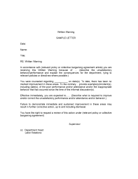 49 professional warning letters free