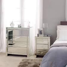 Mirrored mifley upholstered configurable dresser set. Mirrored Bedroom Furniture Bedroom Furniture Ideas