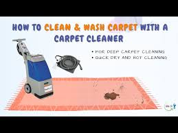 how to use carpet cleaner you