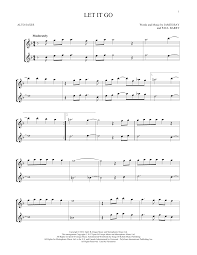 Let it go james bay piano chords letters vidéos. Let It Go Alto Sax Duet Print Sheet Music Now