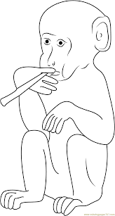 ✓ free for commercial use ✓ high quality images. Smoking Monkey Coloring Page For Kids Free Monkey Printable Coloring Pages Online For Kids Coloringpages101 Com Coloring Pages For Kids