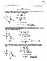 trigonometry angle of elevation amp