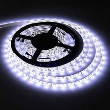 Amazon Com Waterproof Led Strip Lights Smd 3528 16 4 Ft 5m 300leds 60leds M White Flexible Tape Lighting Tape Lights For Boats Bathroom Mirror Ceiling And Outdoor Cold White Power Supply Not Included