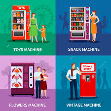 stylish colorful vending machines toys