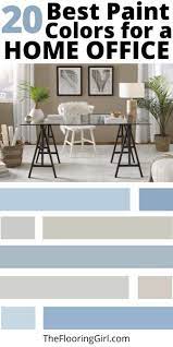 The best paint colors for selling your home are neutral colors and earthy tones. 20 Best Paint Colors For A Home Office The Flooring Girl