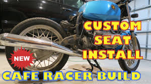 cafe racer build custom seat