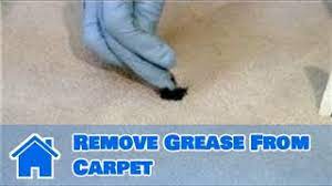 carpet cleaning how to remove grease