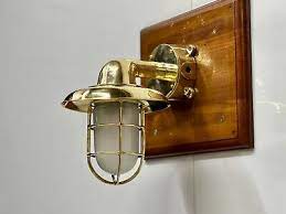 Marine Retro Style Brass Wall Lamp