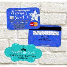 Chase issues cards under a total of 90 iin numbers including this one, so some card numbers issued by chase may start with iin numbers from one of these other ranges. Royal Blue Silver Stars Invitations Credit Card For Sweet Sixteen Or Fifteen Quinceanera