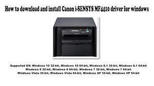 Questions about printer canon mf4400 driver series download and software series for windows 10 64 bit ? Canon I Sensys Mf4410 Driver And Software Downloads