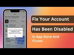 been disabled in app and itunes