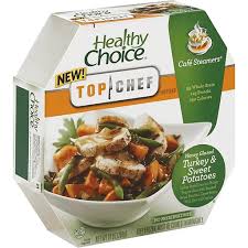 Nope, it's not their obsession with bacon it's no surpris. Healthy Choice Top Chef Cafe Steamers Honey Glazed Turkey Sweet Potatoes Frozen Foods Phelps Market