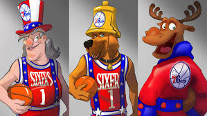 A furry blue flash ran alongside rocky balboa the chief designers showed the creature to the team, and everyone loved it. New Suggested Sixers Mascots Are Um Unimpressive Probasketballtalk Nbc Sports