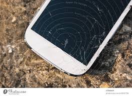 Smartphone With A Broken Touch Screen