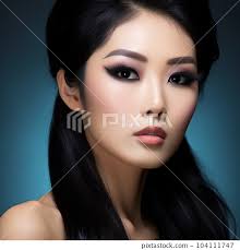 portrait of beautiful asian woman with
