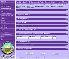 incomplete voter registration