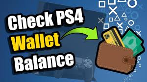 how to check wallet balance on ps4 fast