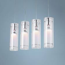 Clear Cylindrical Et2 Multi Pendant Light Fixture 35119 Lamps Plus