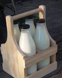 eco milk bottle carrier felt