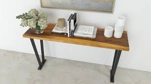 Solid Wood Console Table Modern