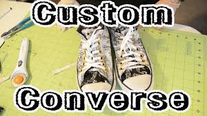 diy custom converse tutorial from