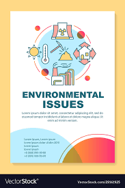 environmental issues poster template