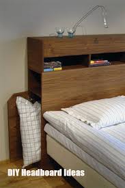 bed headboard storage