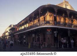 Stock Photo Of French Quarter Restaurant New Orleans La
